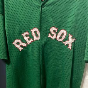 Boston Red Sox  green jersey